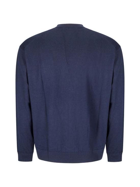 26FW 메종키츠네 니트웨어 MRMKC11KT12390413 Blue - MAISON KITSUNE