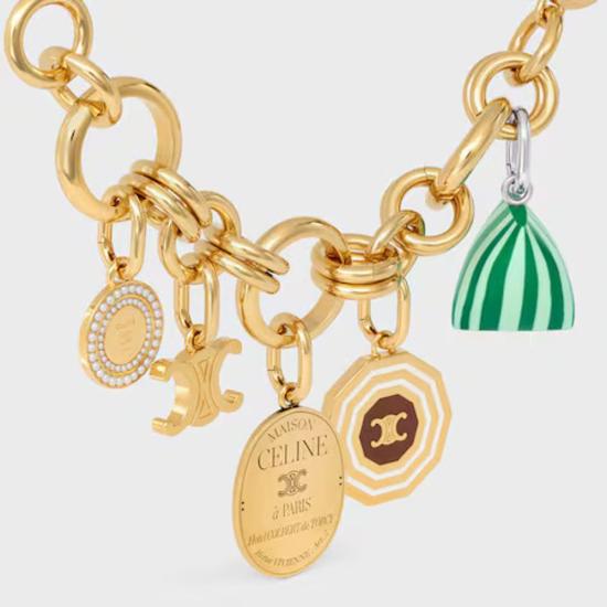 26SS 셀린느 네크리스 ULT 008690 GOLD TU - CELINE