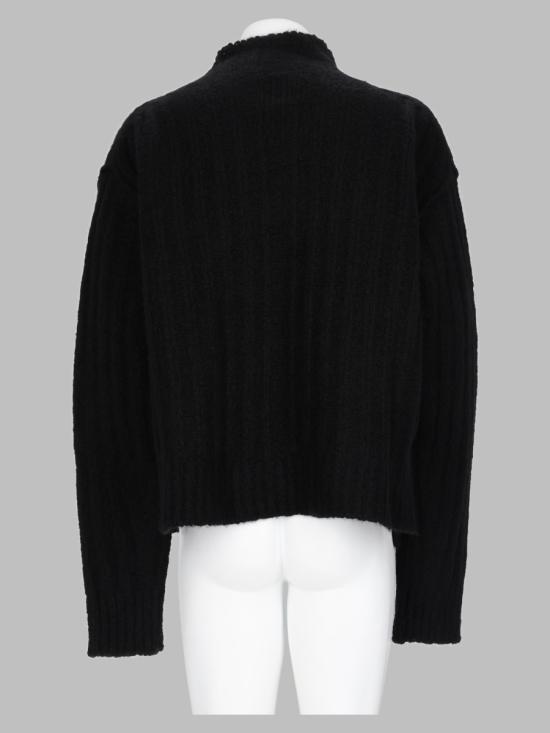 26FW 릭 오웬스 터틀넥 RR02F4678 RIBWSE09 BLACK - RICK OWENS
