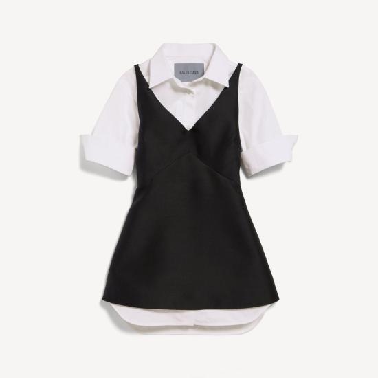 26FW 발렌시아가 원피스 ULT 009852 NOIR 38 BLACK