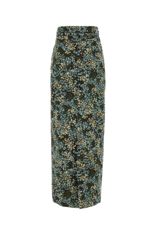 26FW 드리스 반 노튼 롱 스커트 2620108164153 505 SKY - DRIES VAN NOTEN