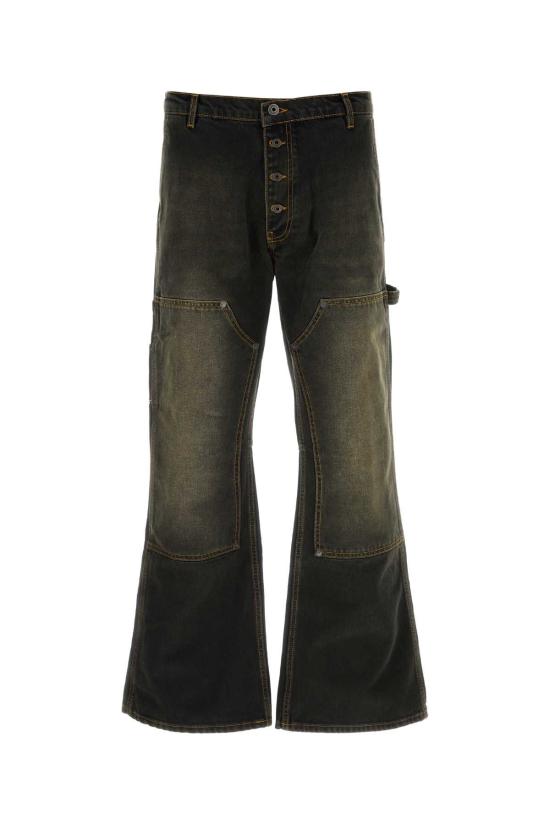 26FW 오프화이트 데님 팬츠 44MYA19JF26D002011 DIRBLA Black