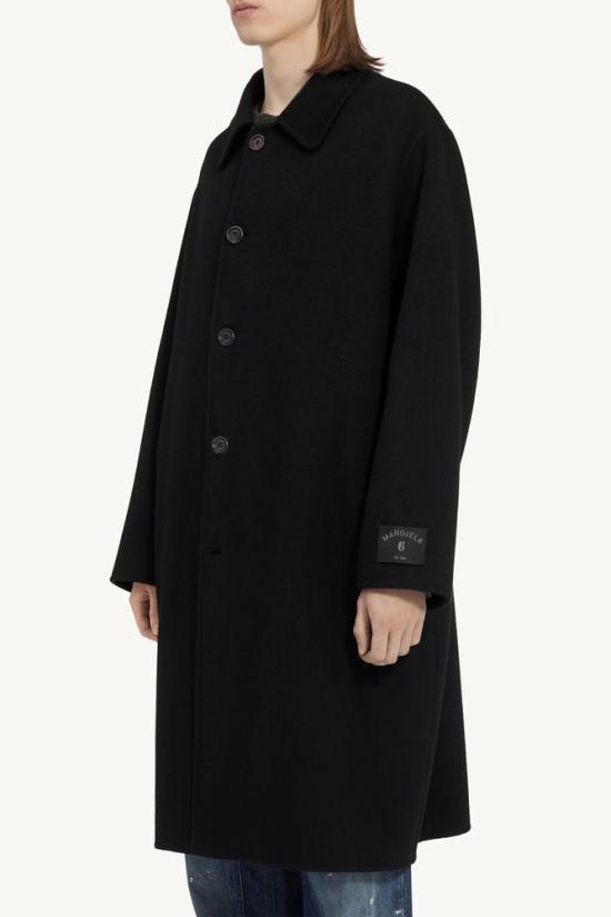 26FW MM6 메종마르지엘라 코트 MASTER ULT 009935 NOIR 40 BLACK