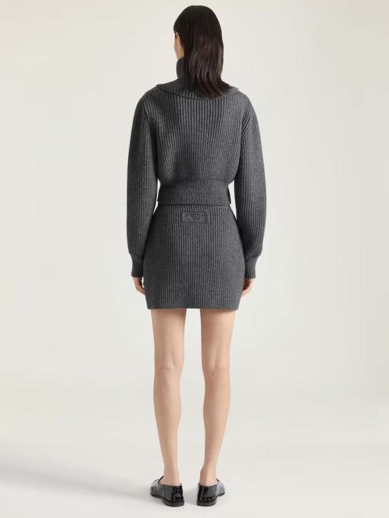 25FW 지방시 스커트 MASTER ULT 006968 GRIS S CHARCOAL - GIVENCHY