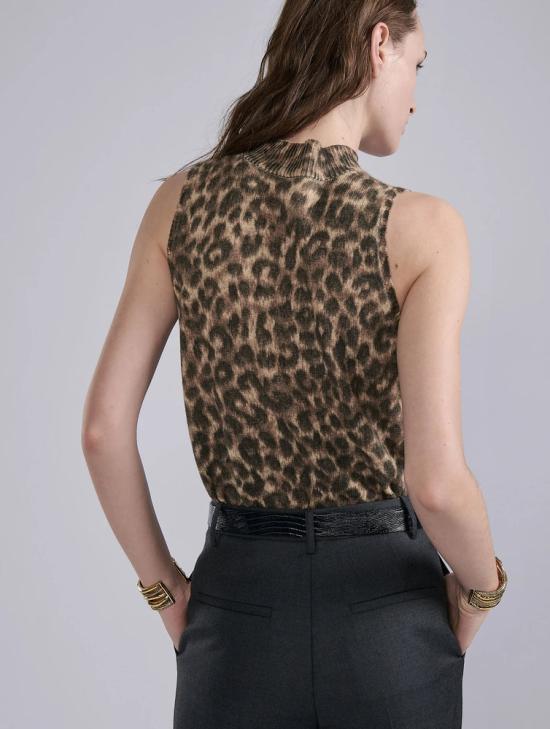  바바라 부이 민소매 티셔츠 MASTER ULT 007317 LEOPARD S - BARBARA BUI
