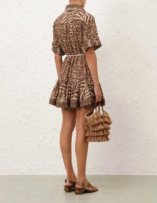 26SS 짐머만 원피스 MASTER ULT 008507 LEOPARD 0 BEIGE - ZIMMERMANN