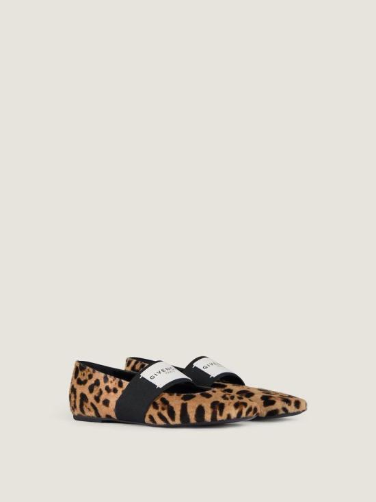 26SS 지방시 플랫 슈즈 MASTER ULT 008768 IMPRIME 36 TAN - GIVENCHY
