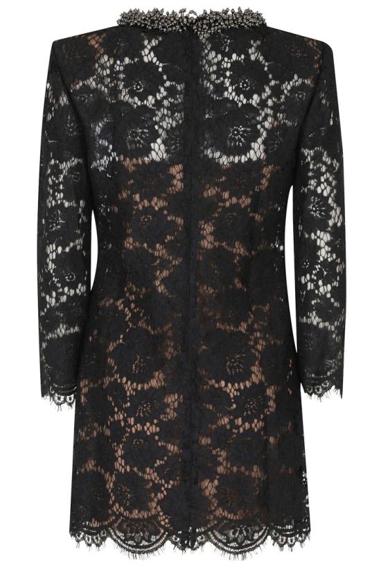 26FW 셀프 포트레이트 미디 원피스 AW26045SB 099 Black - SELF PORTRAIT