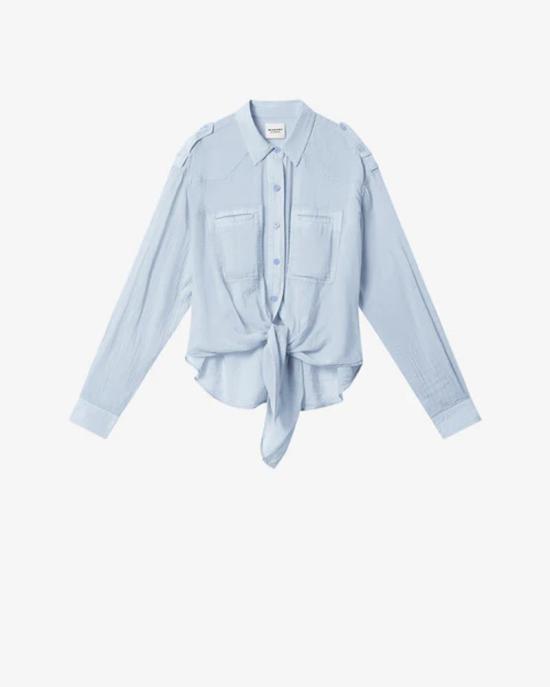 26SS 이자벨마랑에뚜왈 셔츠 MASTER ULT 008684 BLEU 36 LIGHT BLUE