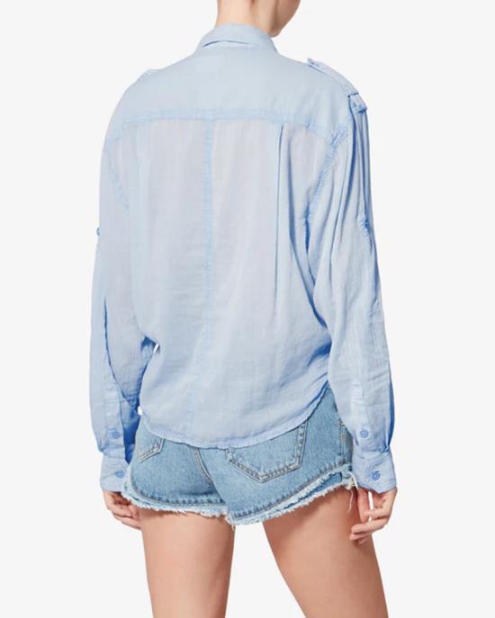 26SS 이자벨마랑에뚜왈 셔츠 MASTER ULT 008684 BLEU 36 LIGHT BLUE - ISABEL MARANT ETOILE
