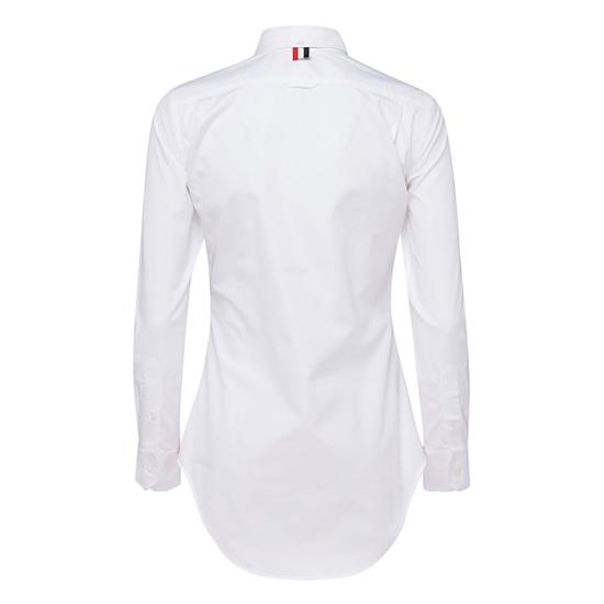 26FW 톰브라운 클래식 코튼 포플린 RWB 트리밍 셔츠 FLL005E03113100 White - THOM BROWNE