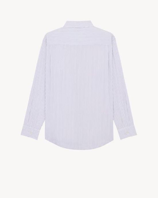 26SS 생로랑 셔츠 MASTER ULT 008431 NOIR 40 LAVENDER - SAINT LAURENT