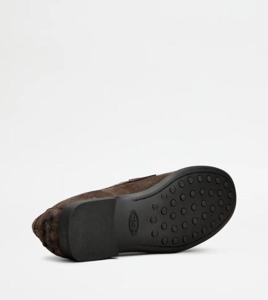  토즈 플랫 슈즈 MASTER ULT 009637 MARRON 36 BROWN - TODS