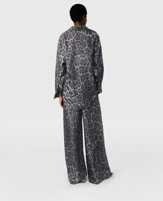  스텔라 맥카트니 셔츠 MASTER ULT 007094 LEOPARD 38 CHARCOAL - STELLA MCCARTNEY