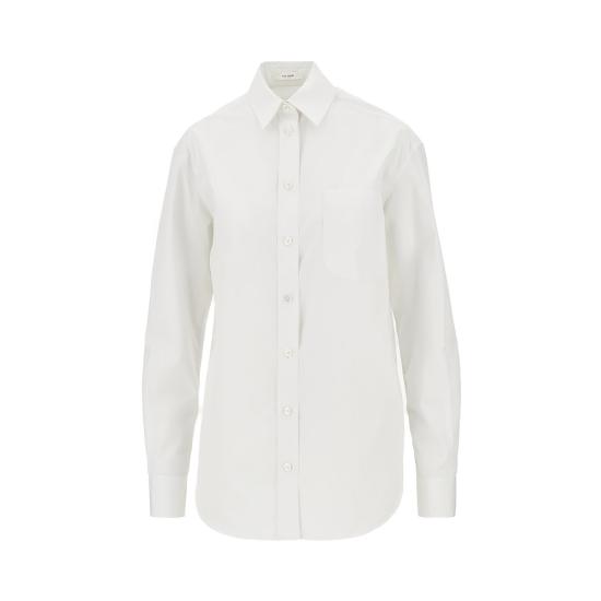 26FW 더로우 가비나 코튼 포플린 셔츠 10477W4280 White