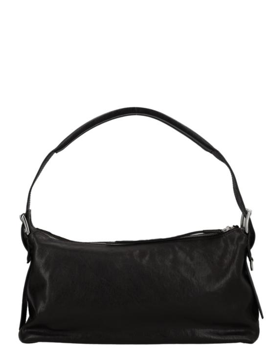  르메르 벨티드 레더 바게트백 BG0167 LL0108BR490 Black - LEMAIRE