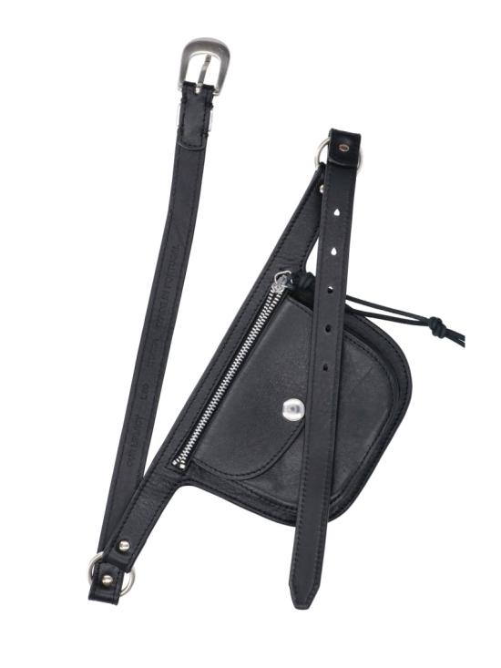 26FW 아워레가시 벨트백 A2268PMMALLEABLE BLACK BULL HIDE - OUR LEGACY