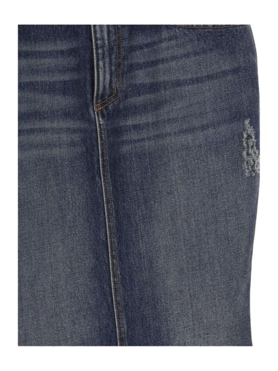 26FW 마티에르 페칼 데님 스커트 MAT03S1101 Grey - MATIERES FECALES