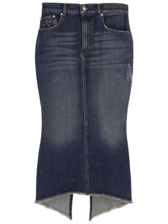 26FW 마티에르 페칼 데님 스커트 MAT03S1101 Grey