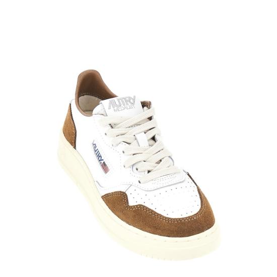 26FW 오트리 메달리스트 로우 레더 스니커즈 AULWFT17 White - AUTRY