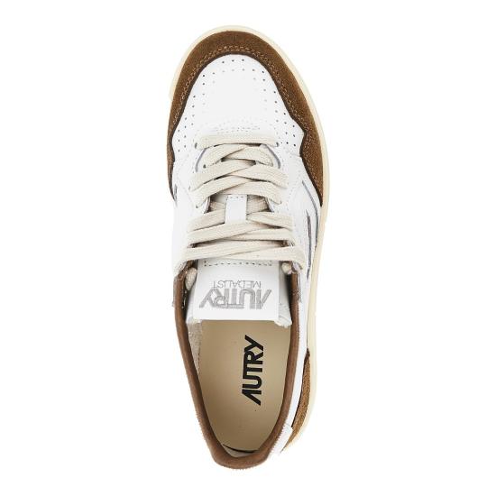 26FW 오트리 메달리스트 로우 레더 스니커즈 AULWFT17 White - AUTRY