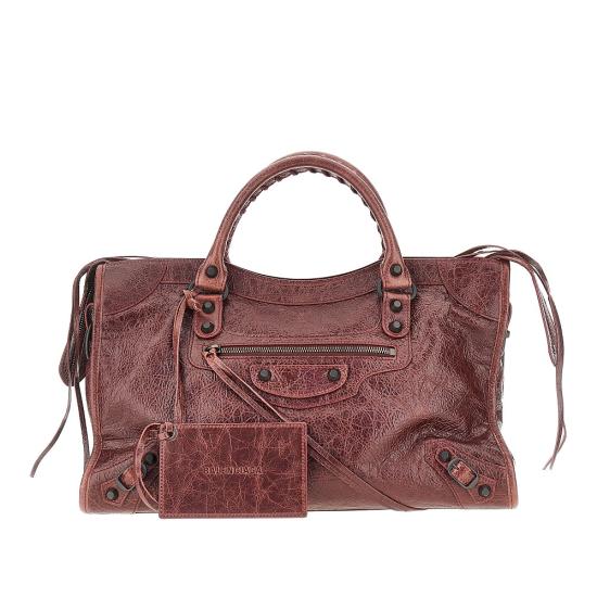 26FW 발렌시아가 르 시티 백 8657602ACFH Red