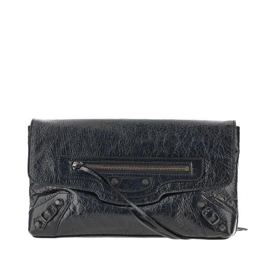 26FW 발렌시아가 르 시티 클러치 8733862ABEK Black