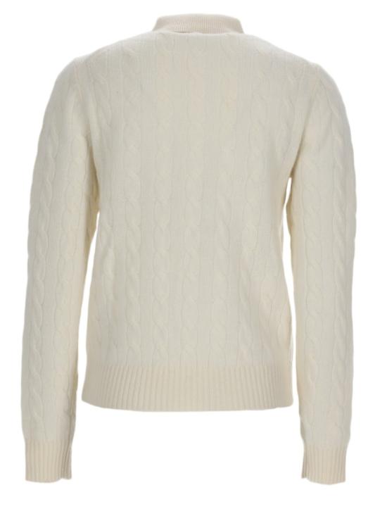 26FW 폴로 랄프로렌 케이블 폴로 니트 211972132 001AUTHENTICCREAM Neutrals - POLO RALPH LAUREN