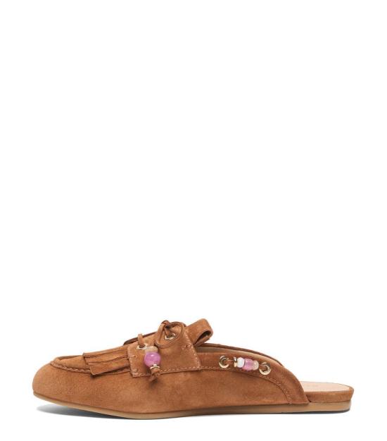 26SS 스튜어트 와이츠먼 플랫 슈즈 MASTER ULT 008851 CAMEL 36 - STUART WEITZMAN