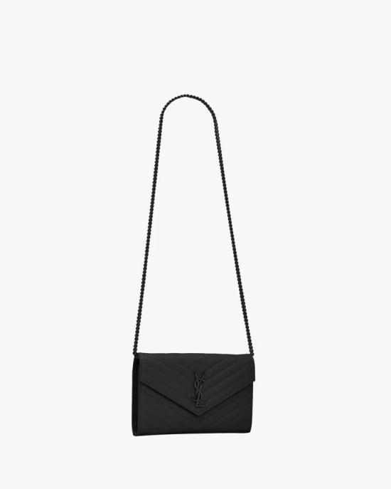 26SS 생로랑 지갑 ULT 008960 NOIR TU BLACK - SAINT LAURENT