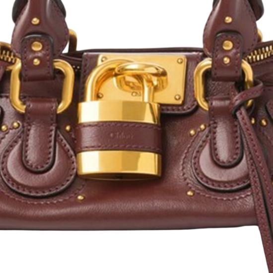 26FW 끌로에 스몰 그레인드 레더 패딩턴 백 CH26SS805P7527M Brown - CHLOE
