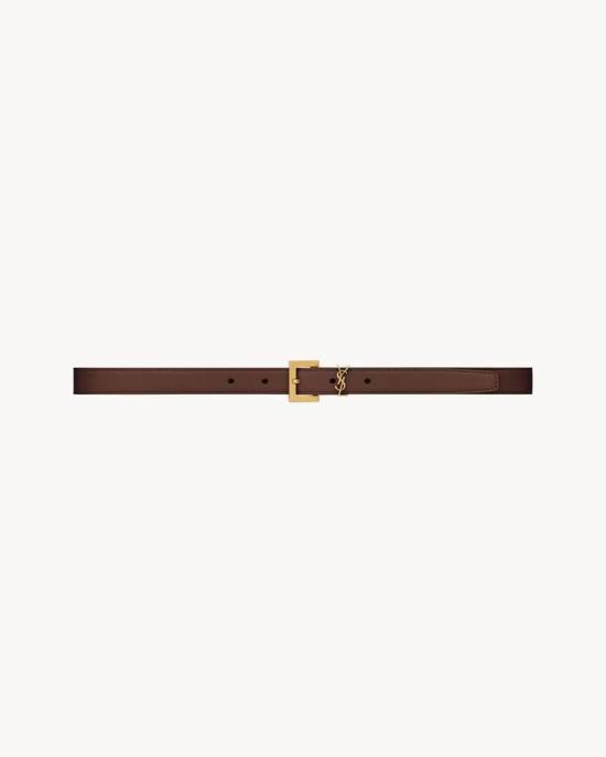  생로랑 벨트 MASTER ULT 006270 MARRON 85 BROWN