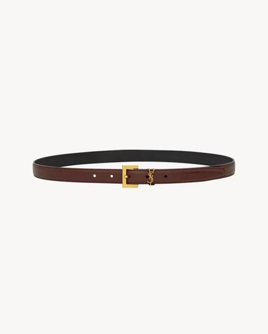  생로랑 벨트 MASTER ULT 006270 MARRON 85 BROWN - SAINT LAURENT