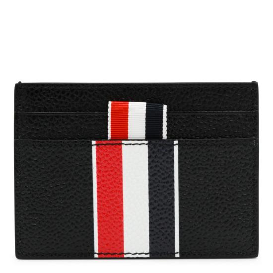 26FW 톰브라운 페블 그레인 RWB 싱글 카드 홀더 UAW090A00198001 Black