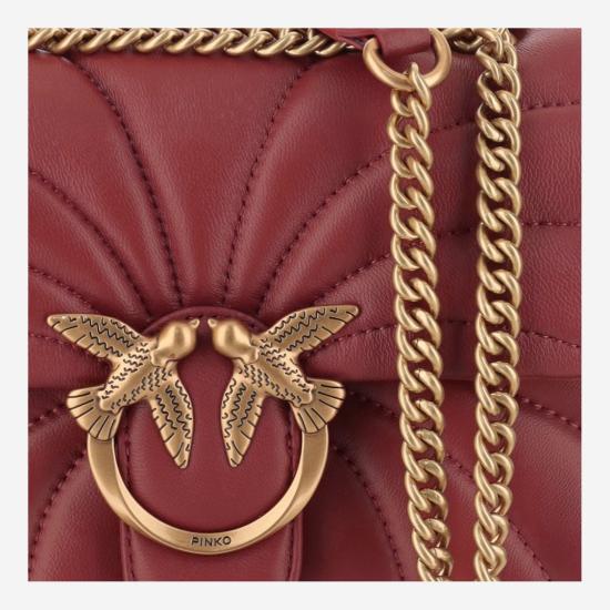 26FW 핑코 크로스백 100039A1EXR59Q Burgundy - PINKO