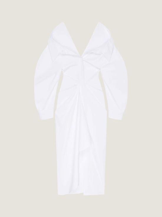 26SS 지방시 원피스 ULT 009245 BLANC 36 WHITE