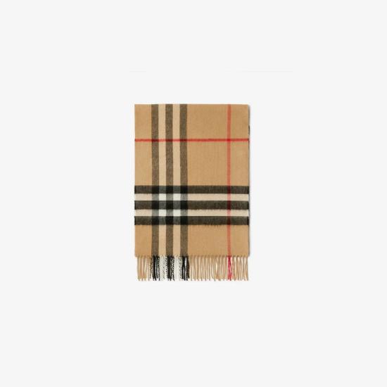 26FW 버버리 머플러/스카프 ULT 009329 ARCHIVE TU CAMEL - BURBERRY