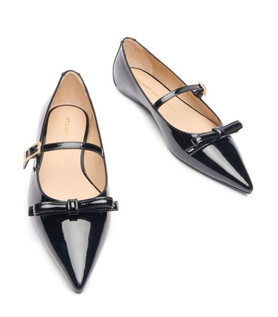  스튜어트 와이츠먼 플랫 슈즈 MASTER ULT 007895 NOIR 36 BLACK - STUART WEITZMAN