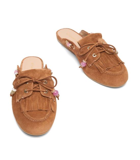 26SS 스튜어트 와이츠먼 플랫 슈즈 MASTER ULT 008851 CAMEL 36 - STUART WEITZMAN