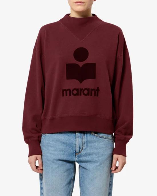  이자벨마랑에뚜왈 긴팔 티셔츠 MASTER ULT 010061 BORDEAUX 34 - ISABEL MARANT ETOILE