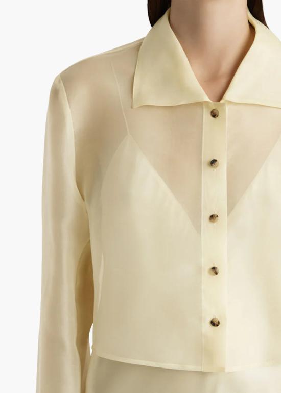 26SS 케이트 셔츠 MASTER ULT 008485 JAUNE S CREAM - KHAITE
