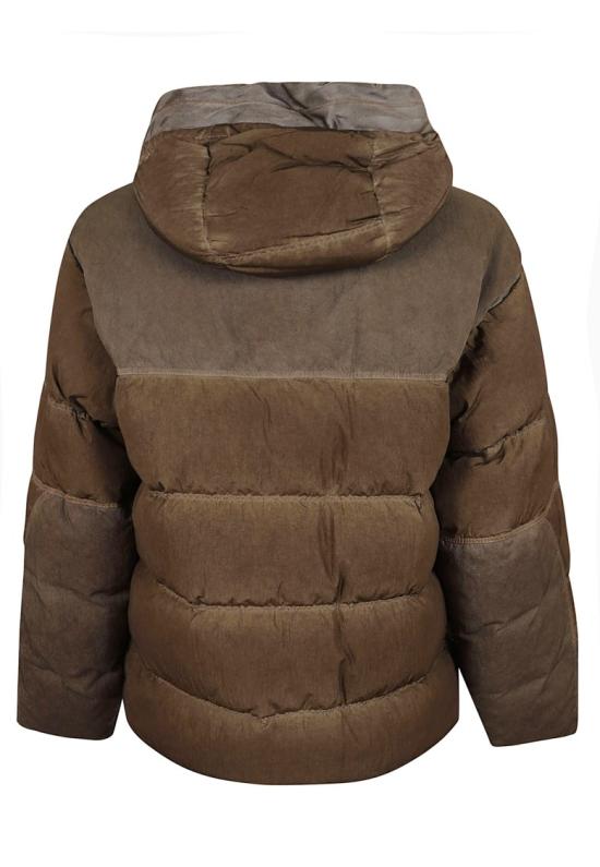 26FW 씨피 컴퍼니 숏패딩 21CMOW115A 006369S Brown - C.P. COMPANY