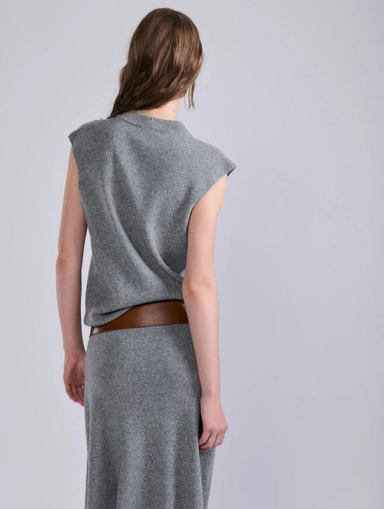 25FW 바바라 부이 민소매 티셔츠 MASTER ULT 007318 GRIS S GRAY - BARBARA BUI