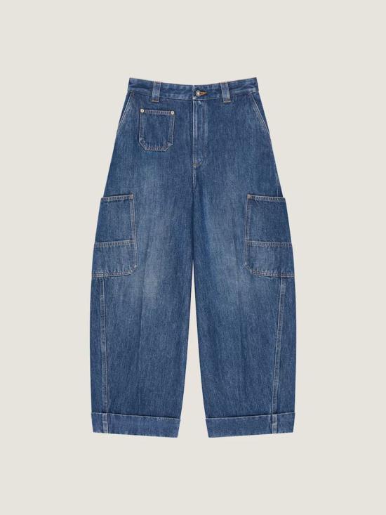 26SS 지방시 팬츠 MASTER ULT 008471 BLEU 26 BLUE