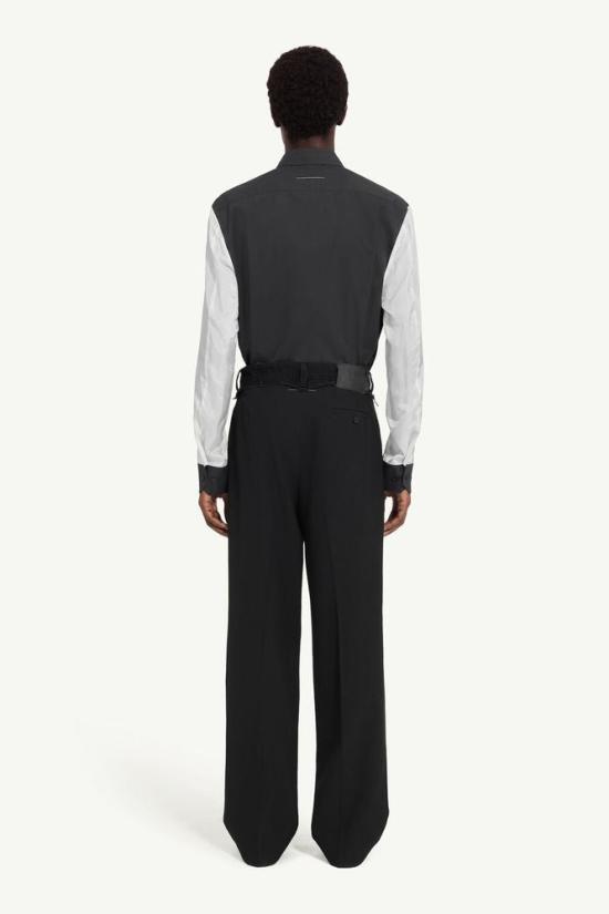 26SS MM6 메종마르지엘라 팬츠 MASTER ULT 008104 IMPRIME 48 BLACK - MM6 MAISON MARGIELA