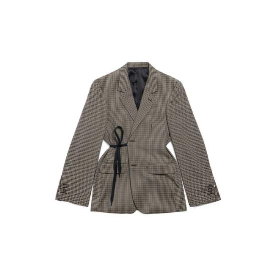 26SS 발렌시아가 자켓 ULT 008596 MARRON 38 BROWN