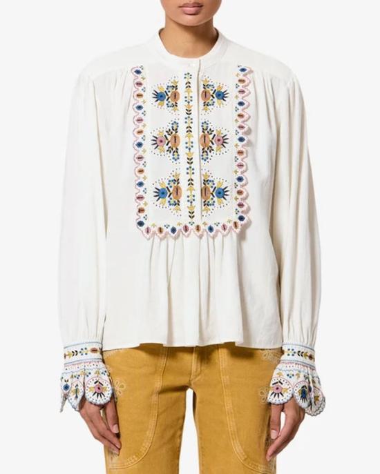  이자벨마랑에뚜왈 블라우스 MASTER ULT 010050 ECRU 34 - ISABEL MARANT ETOILE