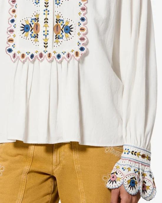  이자벨마랑에뚜왈 블라우스 MASTER ULT 010050 ECRU 34 - ISABEL MARANT ETOILE