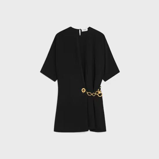26SS 셀린느 튜닉 MASTER ULT 008384 NOIR 36 BLACK
