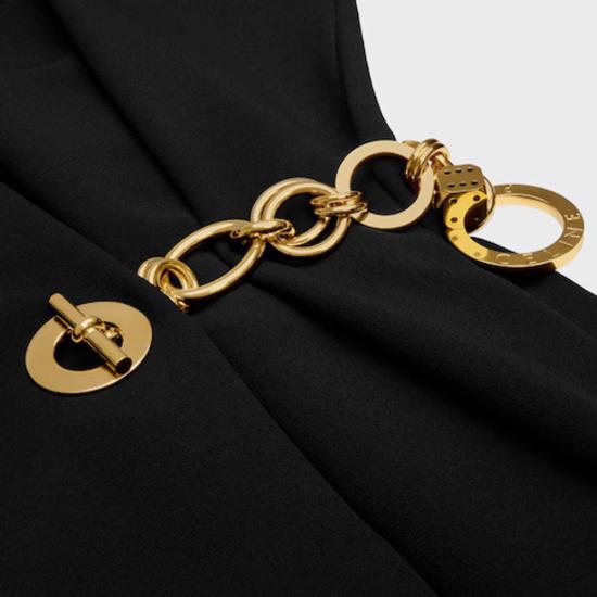 26SS 셀린느 튜닉 MASTER ULT 008384 NOIR 36 BLACK - CELINE
